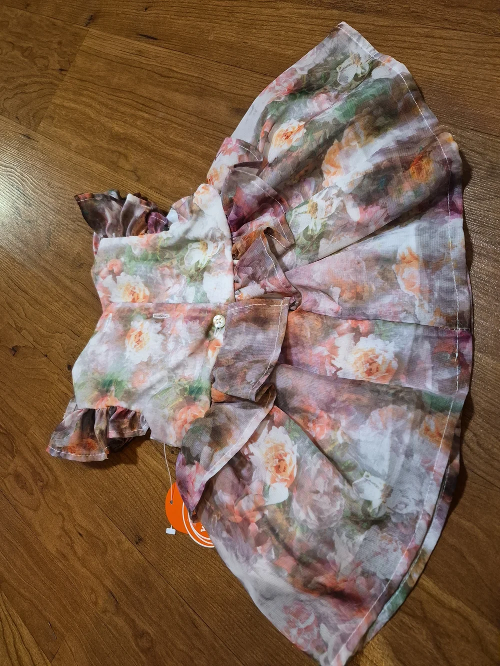 Floral Ruffle Baby Dress - Multi Color